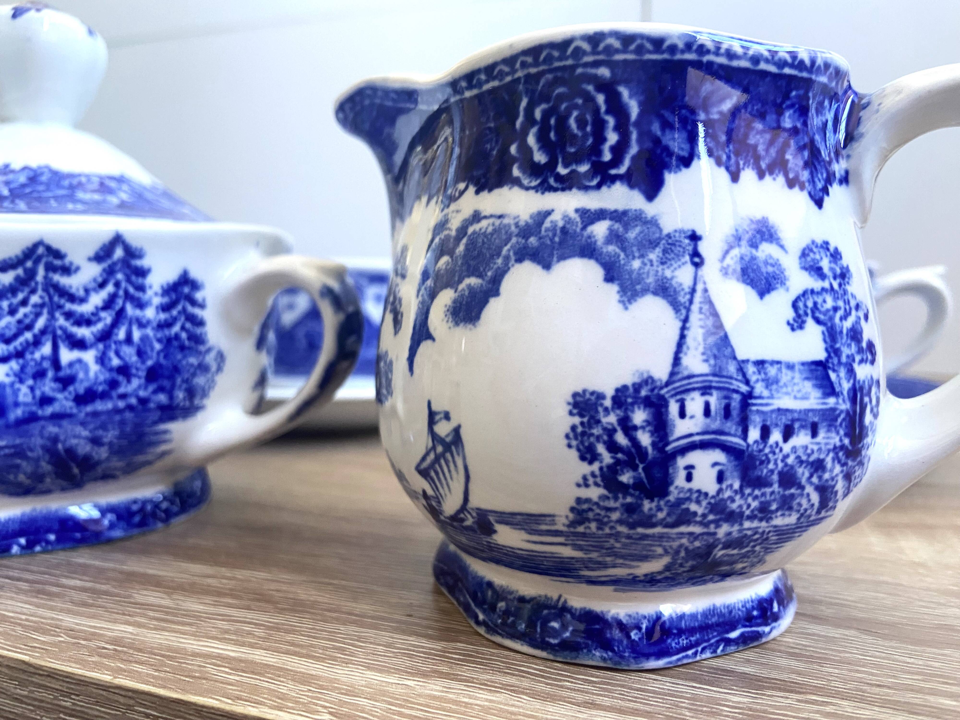 Ancien Service à Thé Café Chocolat Faïence Fine Made in Finland "ARABIA"