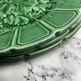 Sarreguemines grape barbotine dessert plates