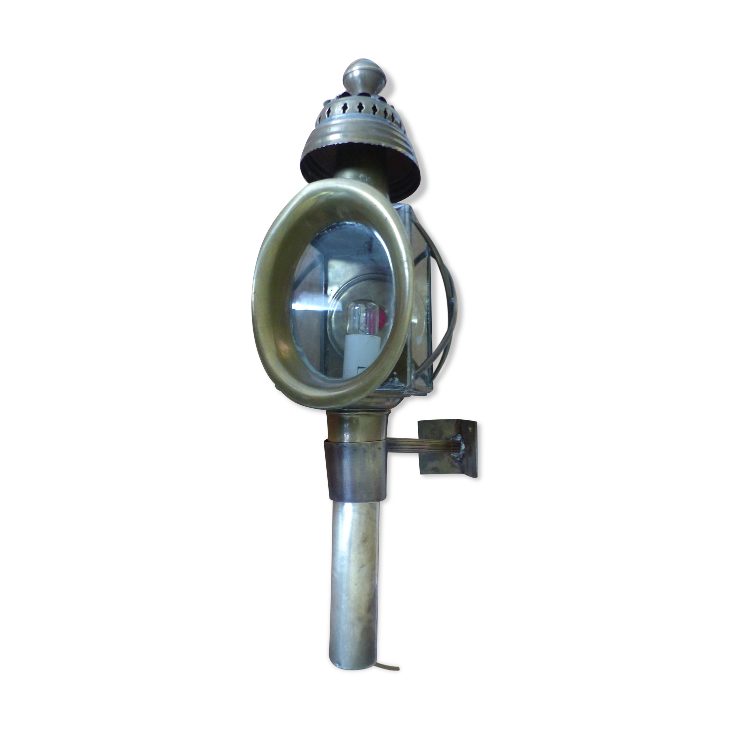 Old carriage lamp
