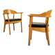 Paire de fauteuils Baumann, France 1980