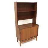 Scandinavian teak bookcase chest of drawers, Sweden, 1960