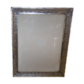 Silver metal frame of the 50s