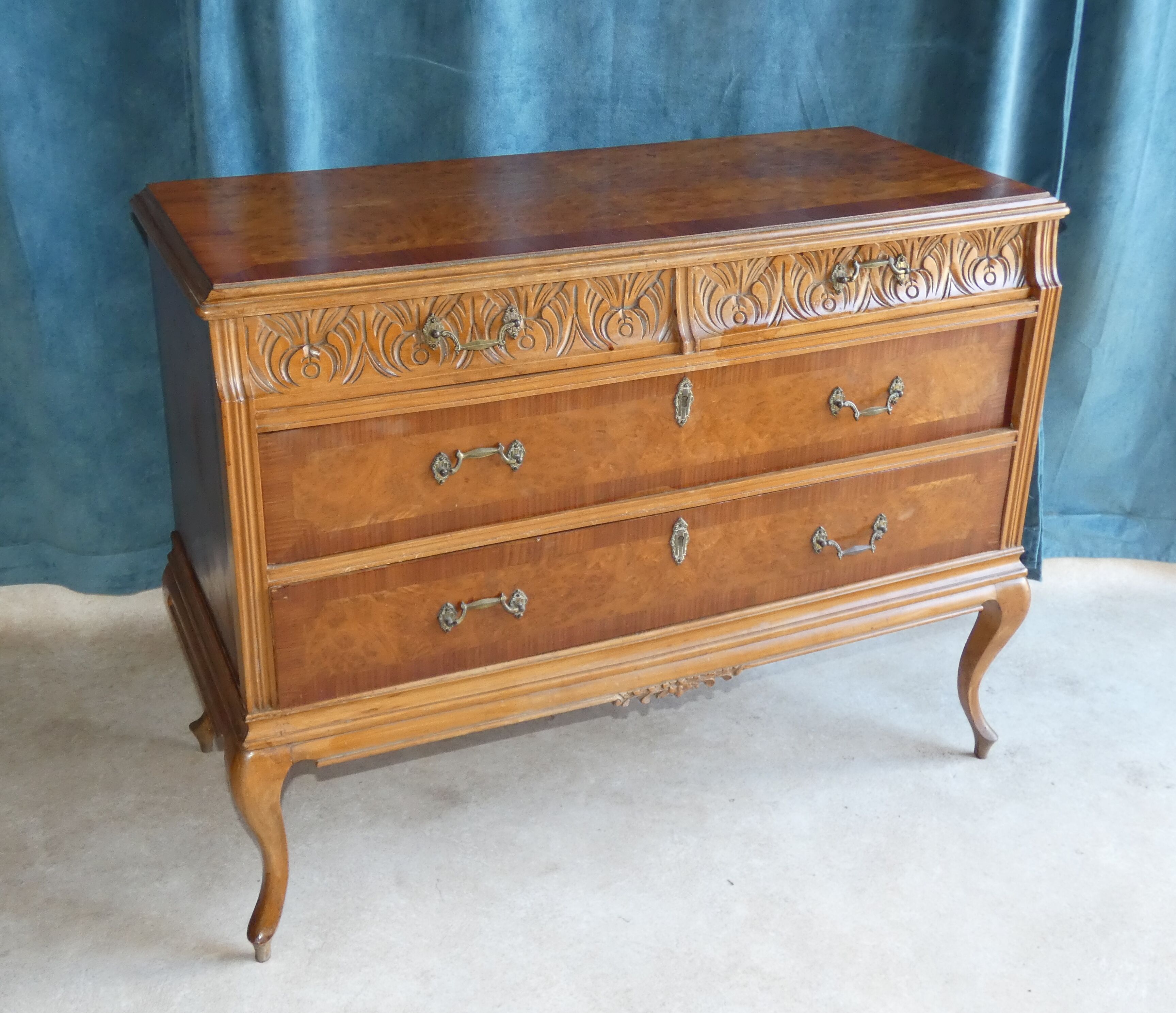Chest of drawers Neoclassical 4 drawers in Wood circa 1920