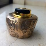 Tabletop bronze brutalist lighter