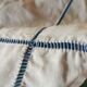 Pair of antique linen pillowcases with monogram