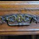 Important two-part Louis XV period solid oak buffet