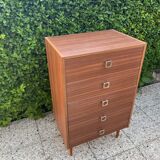 Vintage chest of drawers bobbin feet