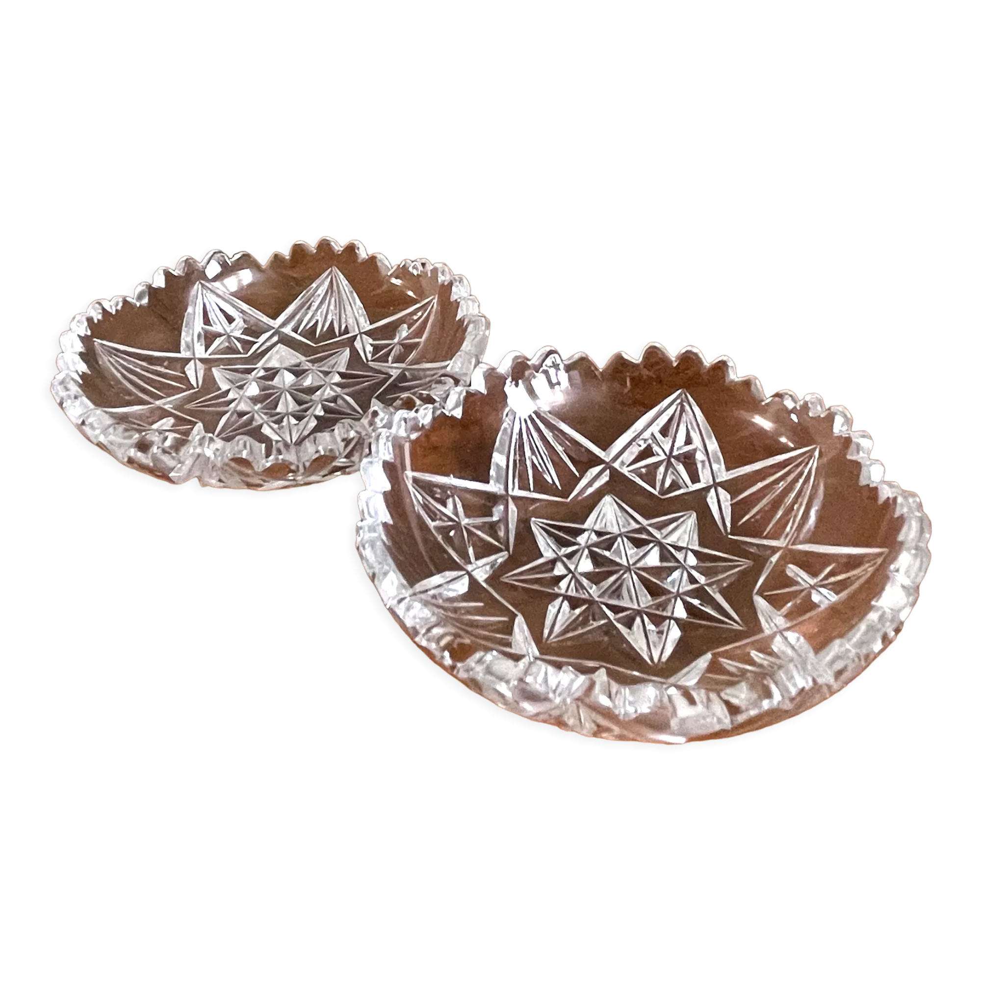 Excelsa lot de 6 tasses à café avec des soucoupes Brasilia verre 9 cl