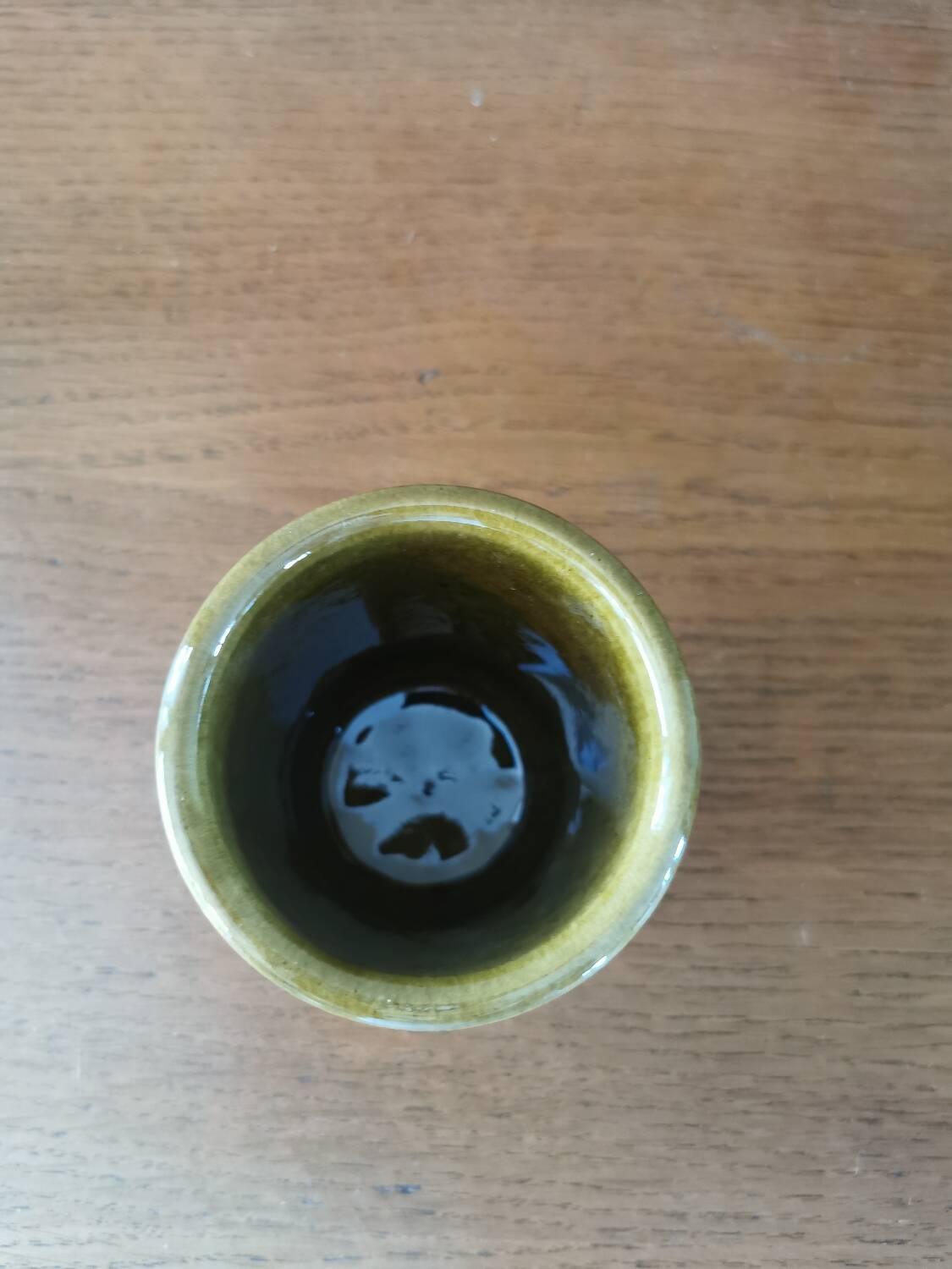 Vintage ceramic pitcher and 6 cups