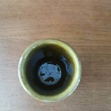 Vintage ceramic pitcher and 6 cups