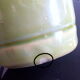 Apple green enamelled sandstone bottle