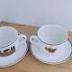 Cappuccino cups and saucers