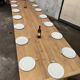 Solid oak farmhouse table