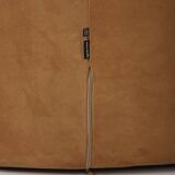 Pumpkin Pierre Paulin armchair in suede