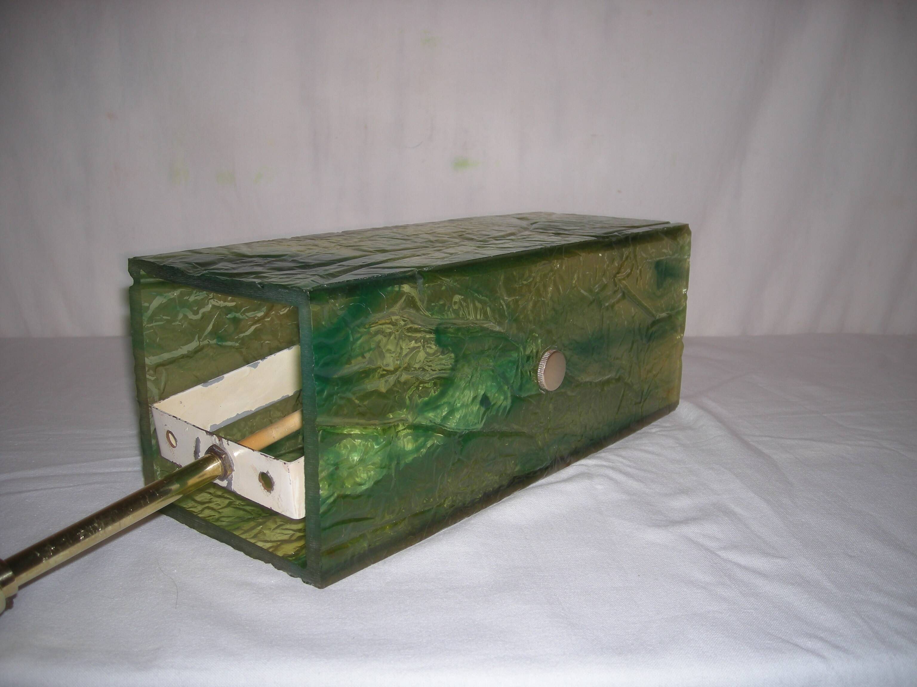 Resin pendant light in the style of Pierre Giraudon from the 60s - 70s