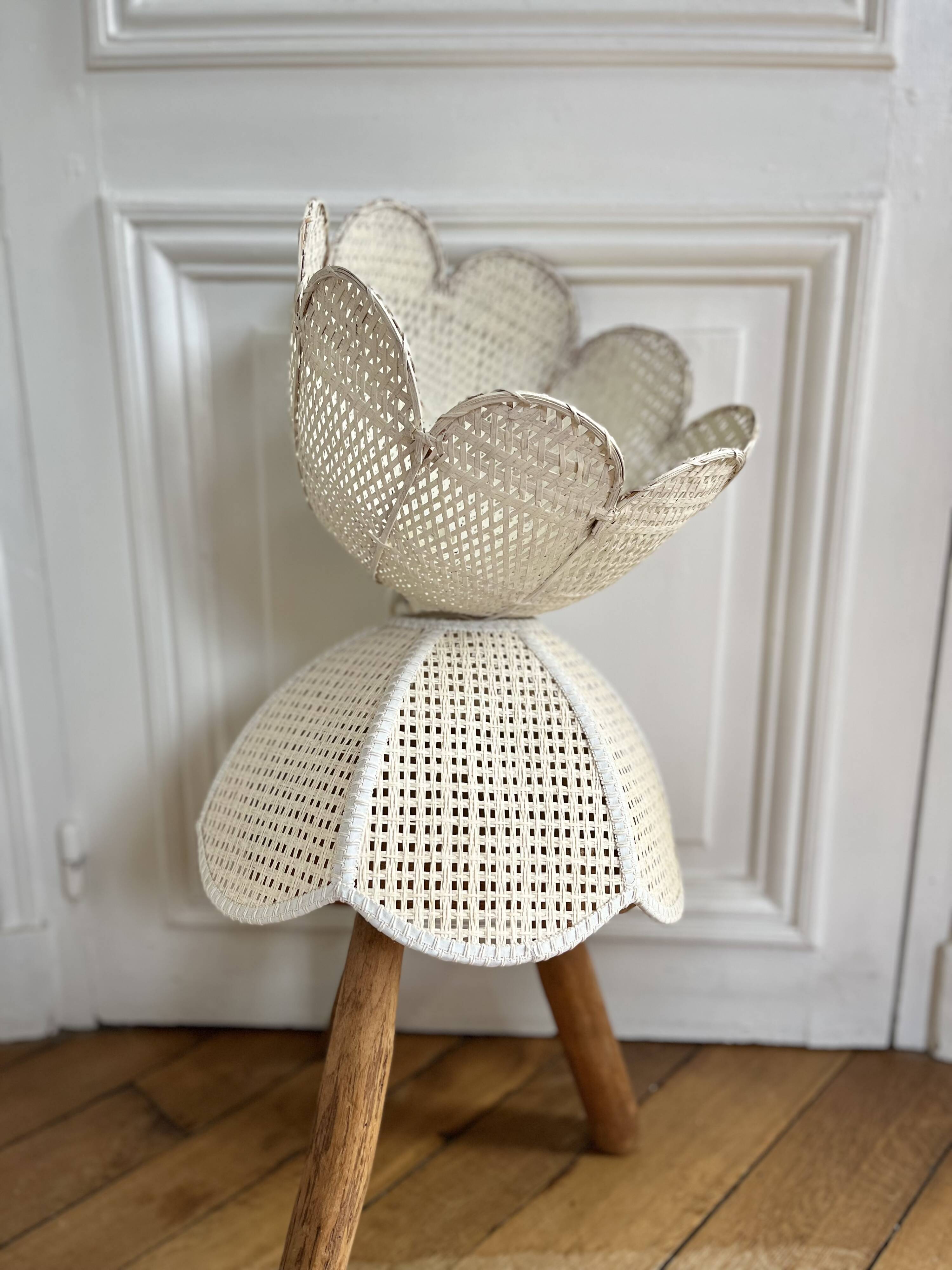 Vintage flower lampshade pendant light