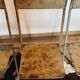 Set of 5 folding metal chairs