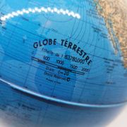 Luminous rotating globe 20cm made in Italy 70s