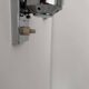 Pair of vintage modernist wall lights, chrome and sandblasted glass, France 1930