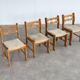 Vintage dining chairs | chairs | brutalist | 1960s