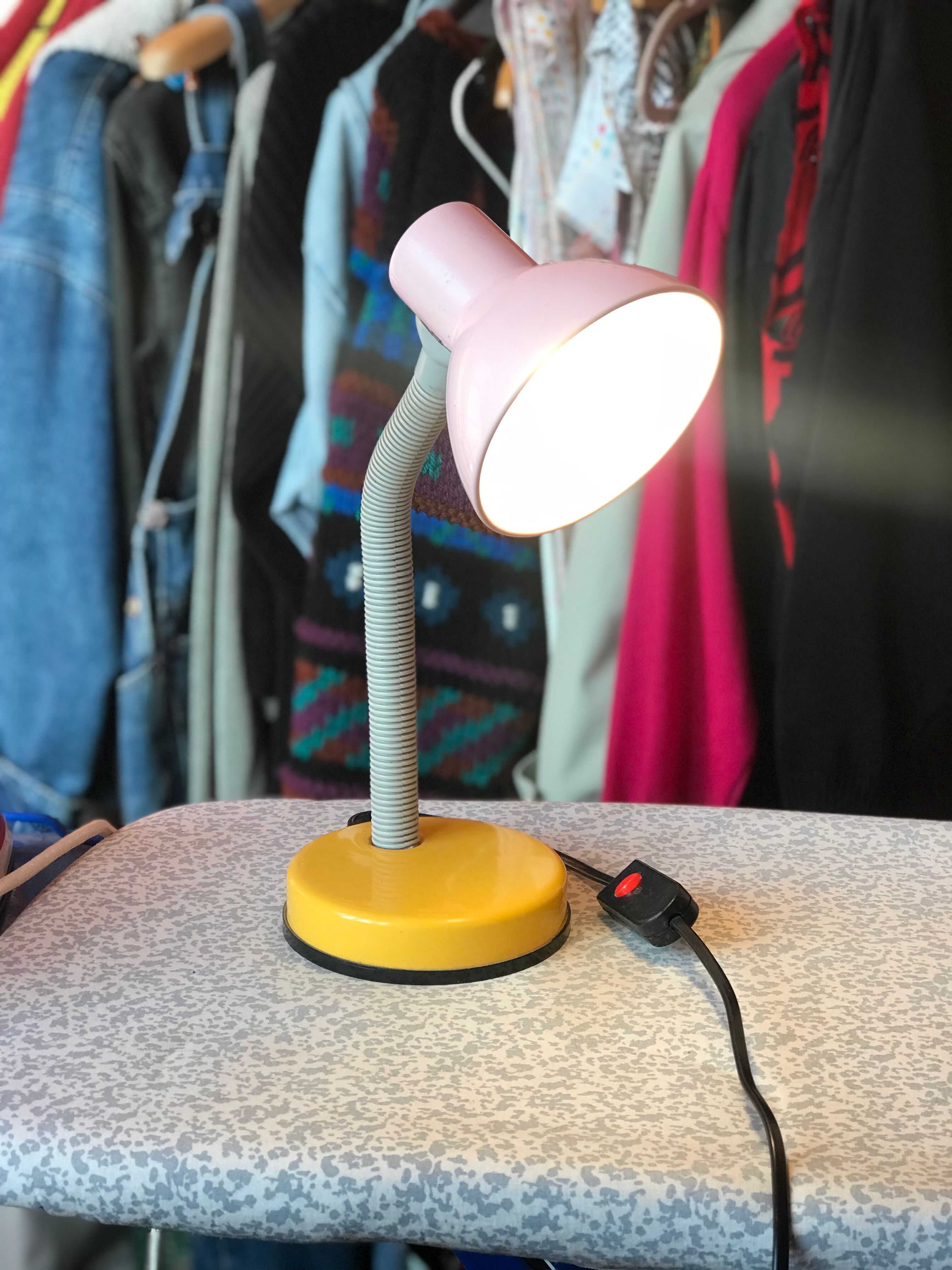 Desk lamp 90s tricolor