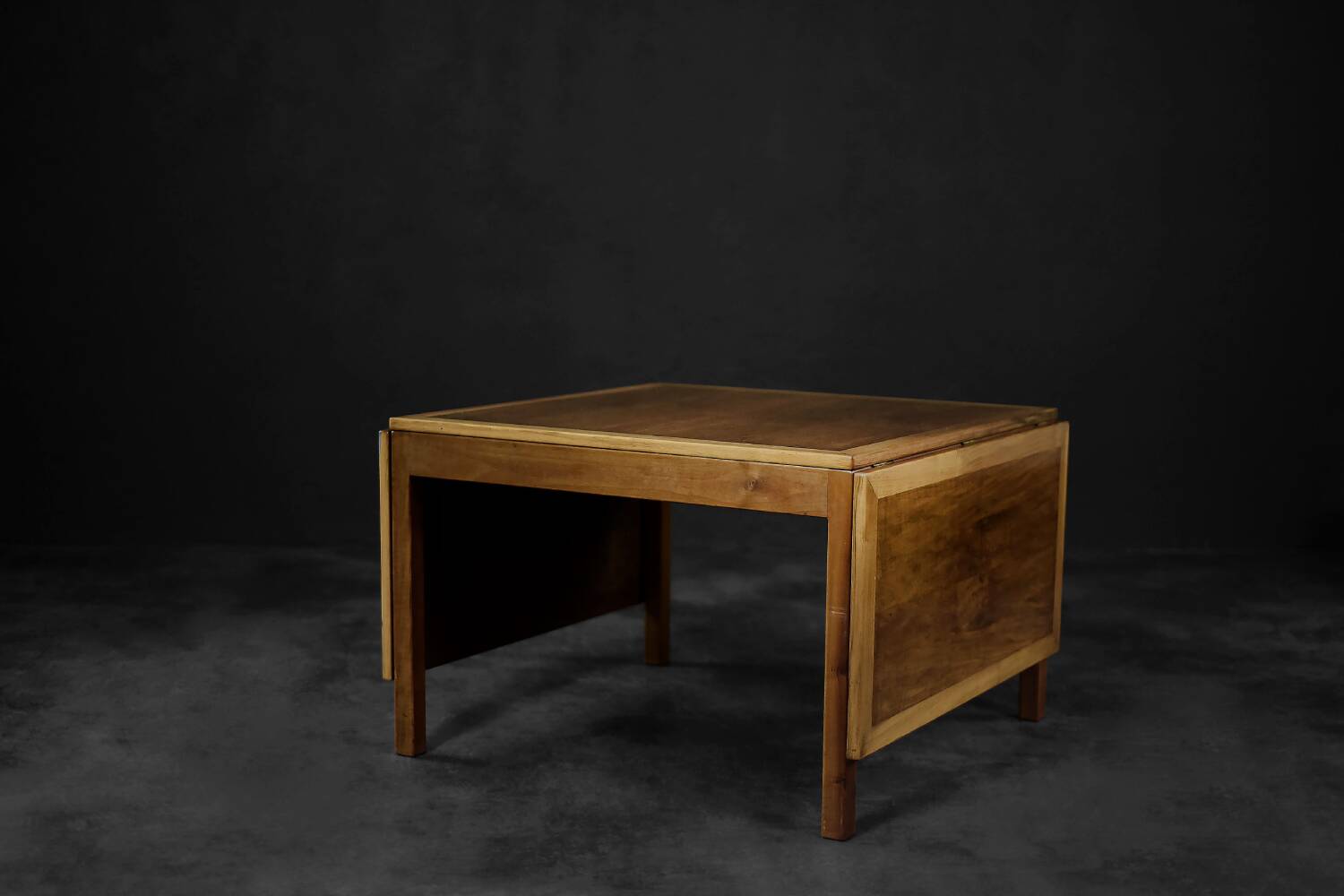 Vintage Modern Teak Drop-Leaf Coffee Table, Model 5362, Denmark by Børge Mogensen for Fredericia, 1960s