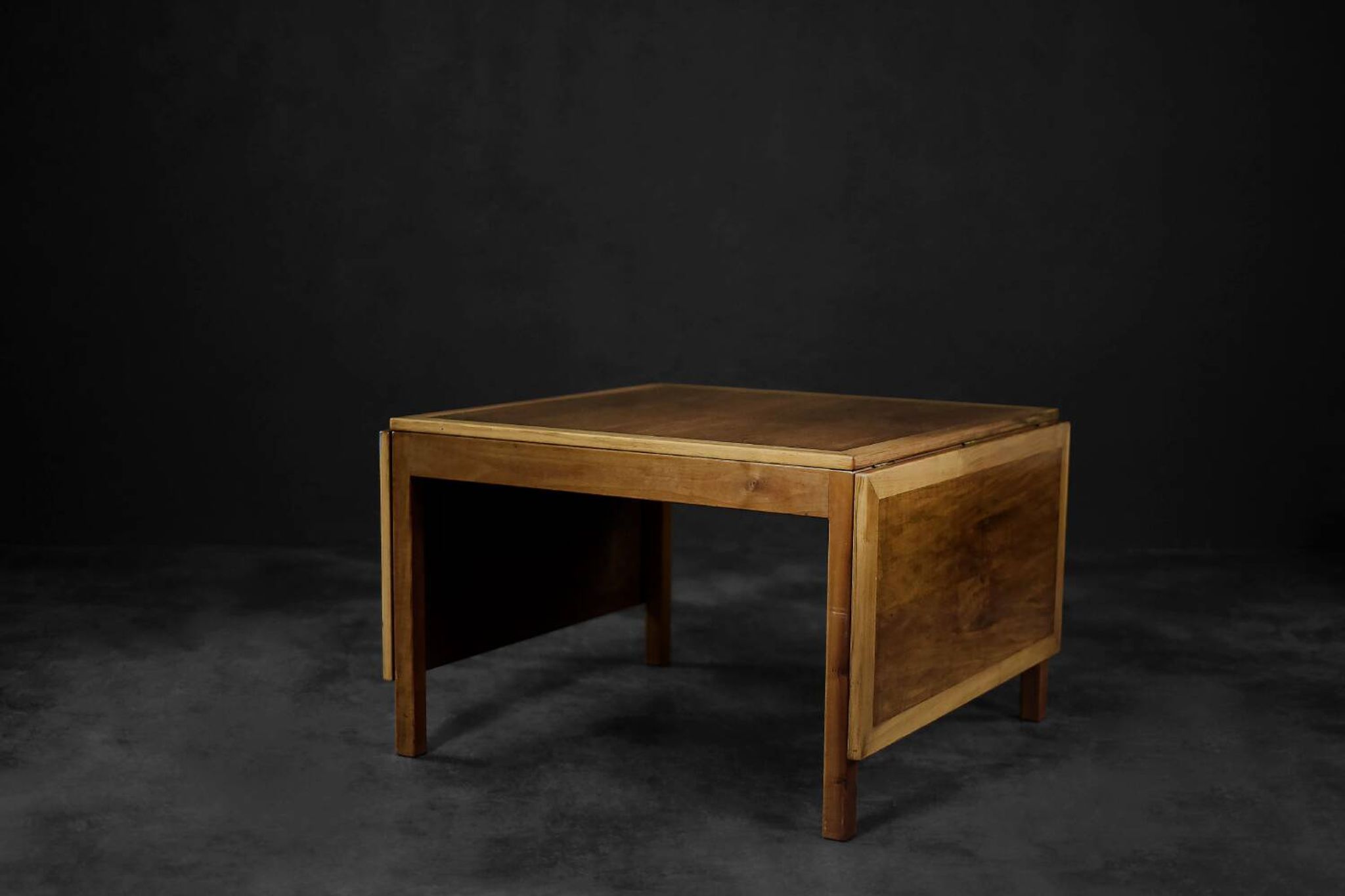 Vintage Modern Teak Drop-Leaf Coffee Table, Model 5362, Denmark by Børge Mogensen for Fredericia, 1960s
