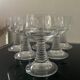 Set of 6 vintage stemmed glasses