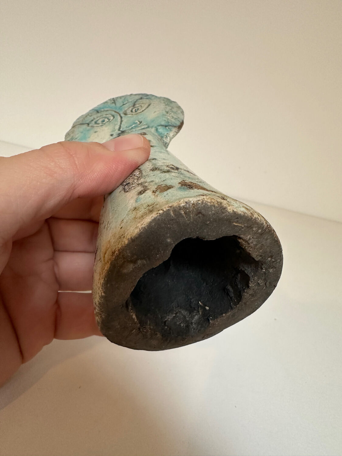 Sun sculpture in glazed terracotta, 1970