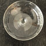 Set of 10 crystal champagne glasses