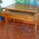 Cherry wood desk nineteenth century with a belt drawer 92 x 67 x 60 cm