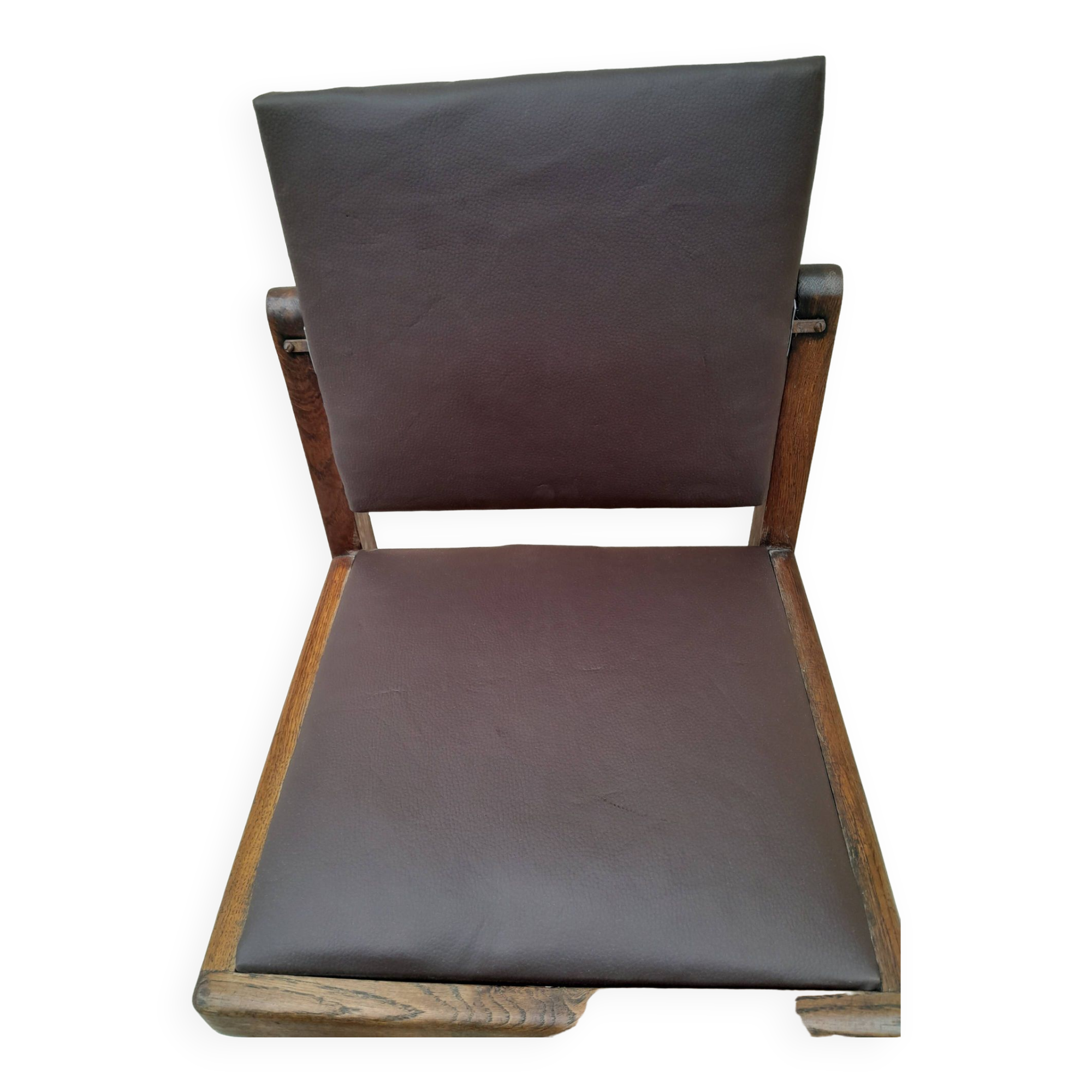 Ancienne chaise de bureau ou architecte tripode vintage