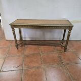 Old Louis XVI style gilded piano bench