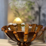 Teak fruit basket 1960