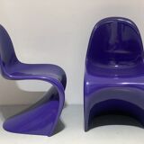 Vintage chair in purple by Verner Panton for Bayer, 1960s