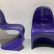 Vintage chair in purple by Verner Panton for Bayer, 1960s