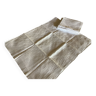 5 serviettes blanches