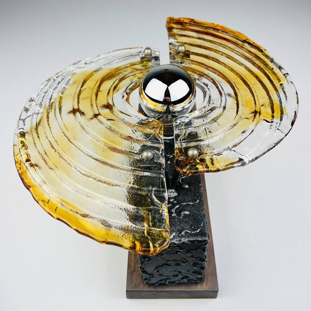 Vintage Brutalist wall light, Italy, 1970s