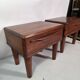 Pair of Scandinavian teak bedside tables from the 1960s.