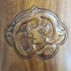 2 ancient Chinese dignitary armchairs in wood known as "scholar's cap".
