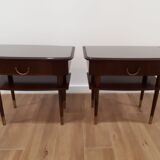 Pair of bedside tables, Denmark, 60s