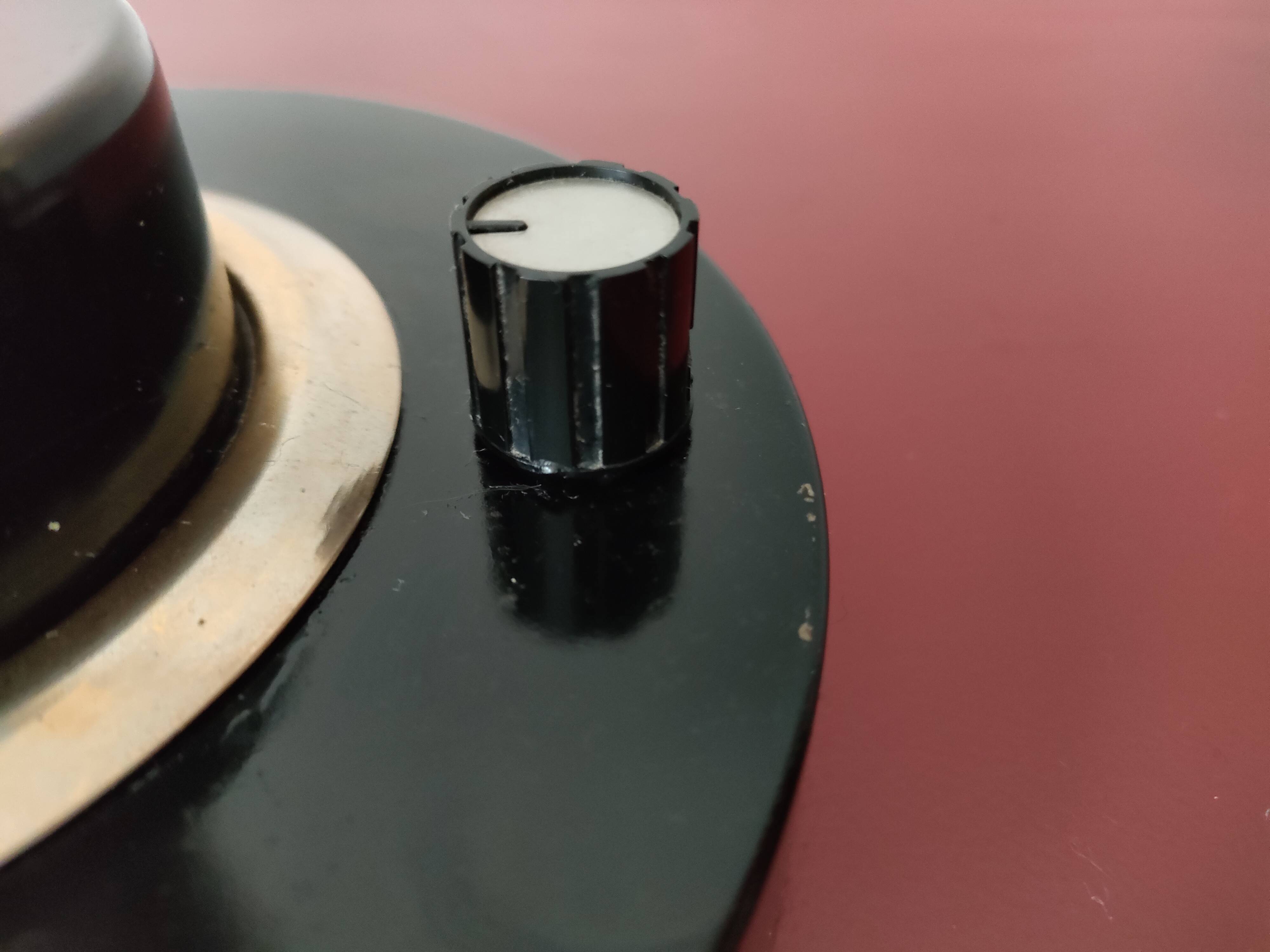 Lumi industrial metal lamp base - three lights - 1970s - Italy