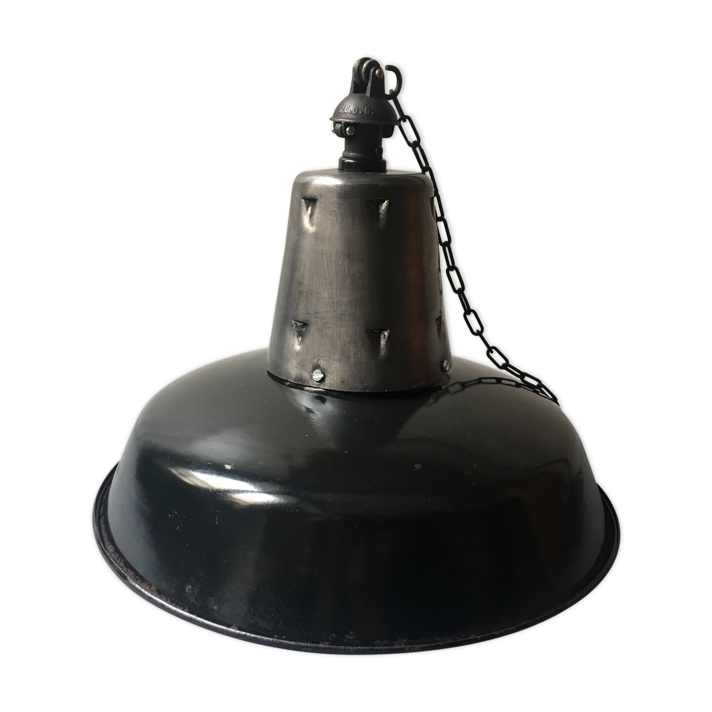 Old hanging lamp factory workshop industrial reflecto lux