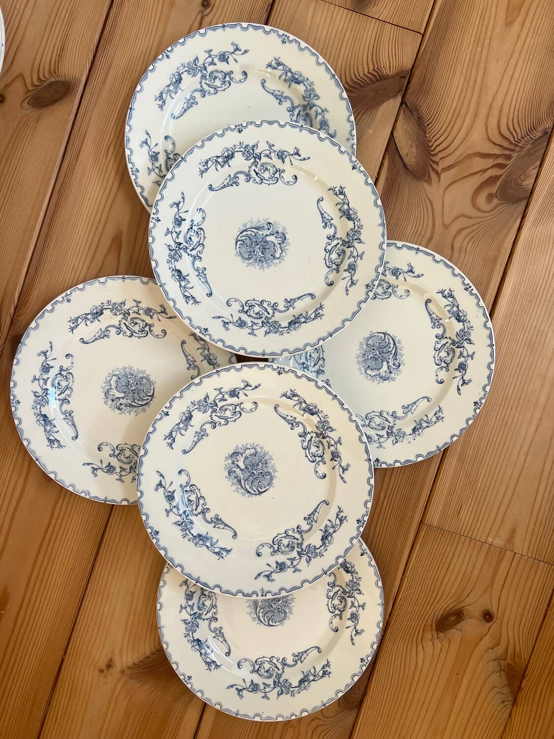 New Moscow model ironstone flat plate.