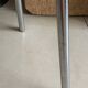 Set of 2 vintage yellow Formica stools