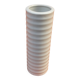 "Groove" Vase White Glazed Ceramic
