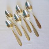 6 Apollo silver-plated soup spoons