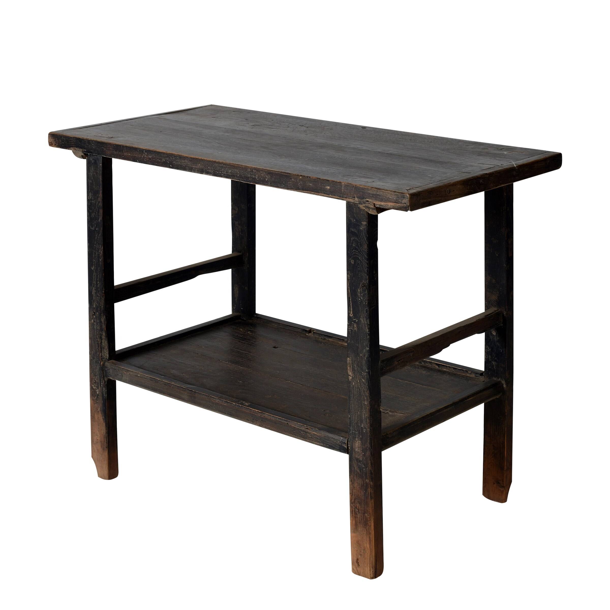 Jining - Small Chinese console in ancient elm no. 1