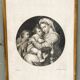 Gravure 18e d’après Raphaël, cadre bois vitré