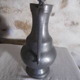 Large pewter pitcher